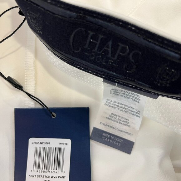 CHAPS Golf Men's 4-way Stretch Woven Pant - NWT $70 (see measurements) - Picture 7 of 7